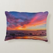 コロナド2号から太平洋上の夕日 アクセントクッション (裏面)