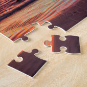 コロナド2号から太平洋上の夕日 ジグソーパズル (側面)