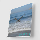 コロナド、CA正方形クロック スクエア壁時計 (傾斜)