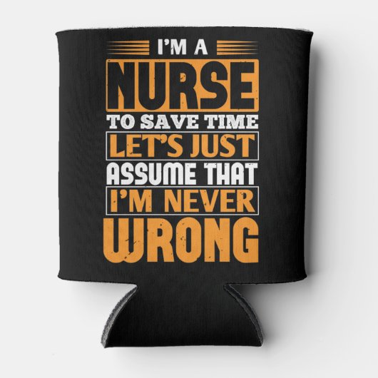 コロナナース-ナースが間違っていない 缶クーラー (正面)