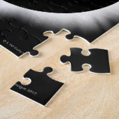 コロナ太陽のによる日食 ジグソーパズル (側面)