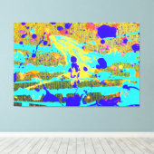 コロナ放電 キャンバスプリント (インサイチュ (ウッドフロア))