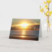 コロナ – 恋しく思 I  You カード (黄色い花)