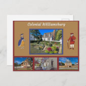 コロニアルウィリアムスバーグバージニア ポストカード (正面/裏面)