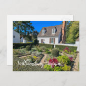 コロニアルウィリアムスバーグバージニア ポストカード (正面/裏面)