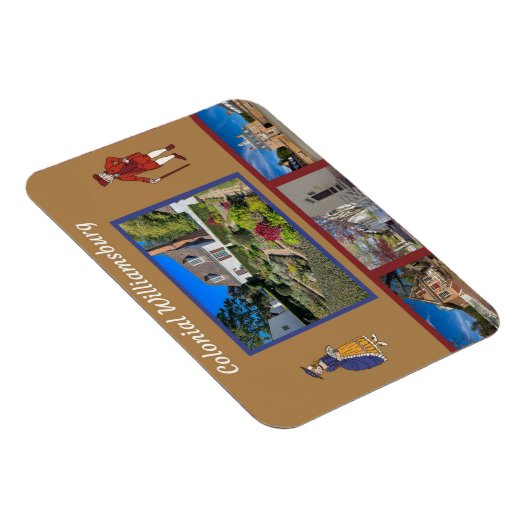 コロニアルウィリアムスバーグバージニア マグネット (右側)