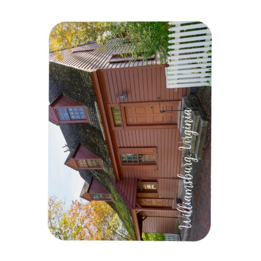 コロニアルウィリアムスバーグバージニア マグネット (縦)