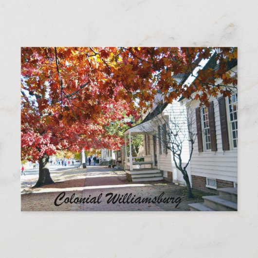 コロニアルウィリアムズバーグ ポストカード (正面)