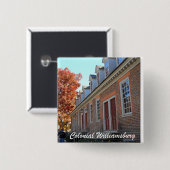 コロニアルウィリアムズバーグ 缶バッジ (正面&裏面)