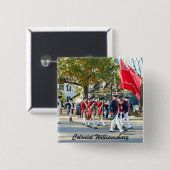 コロニアルウィリアムズバーグ 缶バッジ (正面&裏面)