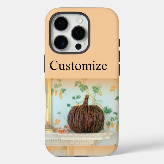コロニアルカボチャのバスケットのケース Case-Mate iPhoneケース (裏面)