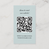 コロニアルドアクリスマスブティック 名刺 (裏面)