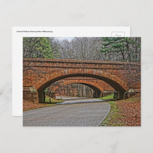 コロニアルヒストリックパークウェイ#1 ポストカード (正面/裏面)