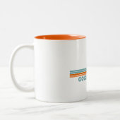 コロニアルビーチバージニアサンパームツリーズ ツートーンマグカップ (左)