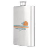 コロニアルビーチバージニアサンパームツリーズ フラスク (左)