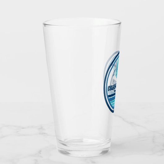 コロニアルビーチバージニアパームツリーバード タンブラーグラス (右)