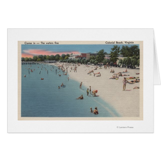 コロニアルビーチ, VA – 日光浴&スイミングシーン (正面横)