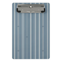 コロニアルブルーのジェット気流ストライプ ミニクリップボード