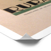 コロニアルペンシルベニア1940 WPA ポスター (角)