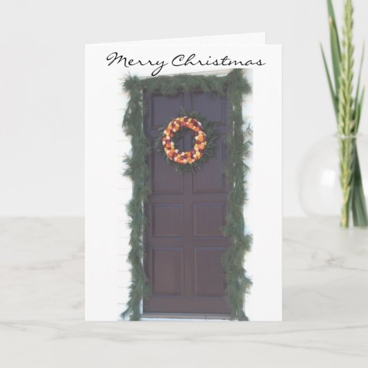 コロニアルホリデーグリーティングカード シーズンカード (正面)