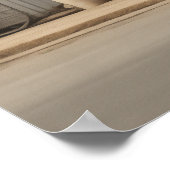 コロニアル建物イエローカーハバナキューバ ポスター (角)