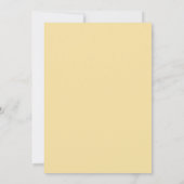 コロニアル建物イエローカーハバナキューバ 招待状 (裏面)