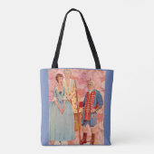 コロニアル紙ドールトートバッグ トートバッグ (裏面)