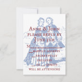 コロニアル・アメリカン・カップル 出欠カード (正面)