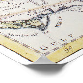 コロニアル・アメリカ:マップ, c1770 ポスター (角)