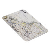 コロニアル・アメリカ：マップ， c1770 マグネット (右側)