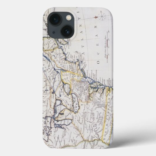 コロニアル・アメリカ:マップ, c1770 Case-Mate iPhoneケース (裏面)
