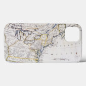 コロニアル・アメリカ:マップ, c1770 Case-Mate iPhoneケース (裏面 (横))