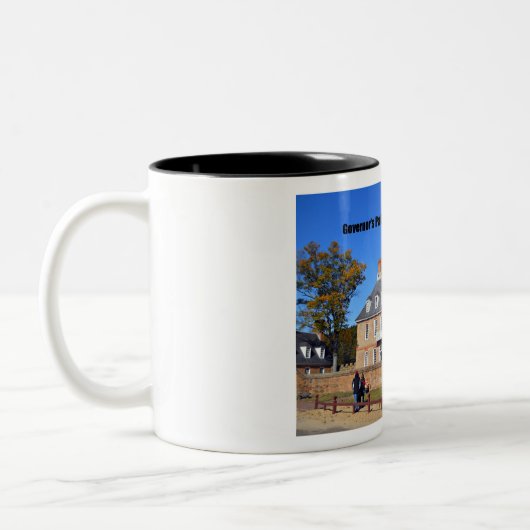 コロニアル・ウィリアムズバーグ州知事宮殿 ツートーンマグカップ (左)