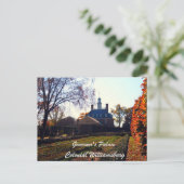 コロニアル・ウィリアムズバーグ州知事宮殿 ポストカード (スタンド正面)