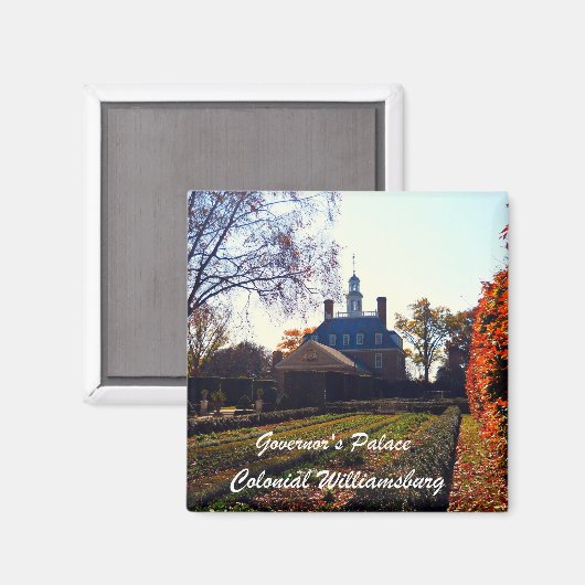 コロニアル・ウィリアムズバーグ州知事宮殿 マグネット (正面/裏面)