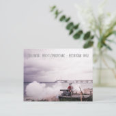 コロニアル ミチリマッキナック マッキナック ミシガン州 ポストカード (スタンド正面)