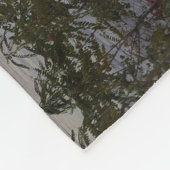 コロニス湖の夕日 フリースブランケット (角)