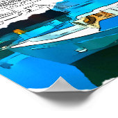 コロニハーバーの漁船A1 – ポスター (角)