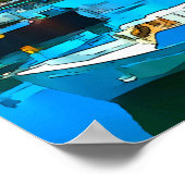 コロニハーバーの漁船A2 – ポスター (角)