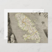 コロニーフランスのマルティニケ ポストカード (正面/裏面)