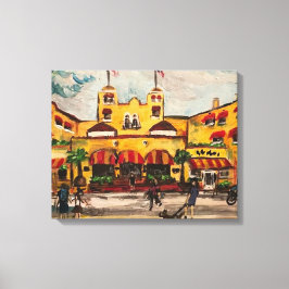 「コロニーホテルアットデレイビーチ」by Willowcatdesigns キャンバスプリント