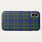 コロネイ島のマクニエタータンチェックブルー・グリーン・プレイド Case-Mate iPhoneケース (裏面(横))