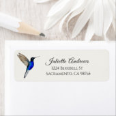 コロネットハミングバード差出人住所ラベル ラベル (インサイチュ)