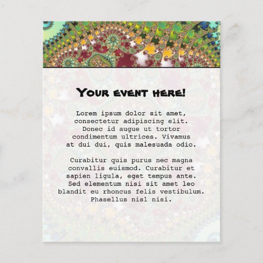 コロネル – フラクタル チラシ (正面)