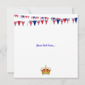 コロネーションお祝いランチ招待状 招待状 (裏面)