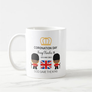 コロネーションの日2023年チャールズ3世パーソナライズされた コーヒーマグカップ