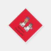 コロネーションドッグ紙 スタンダードカクテルナプキン (角)