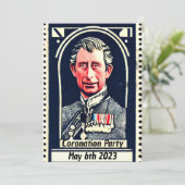 コロネーションパーティの招待状 招待状 (スタンド正面)