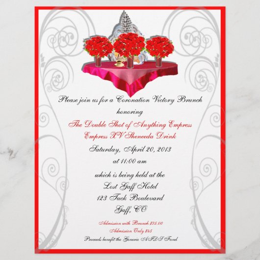 コロネーションビクトリーブランチカスタムチフライヤー チラシ (正面)