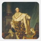 コロネーションローブのフランスのルイ16世の王 スクエアシール (正面)